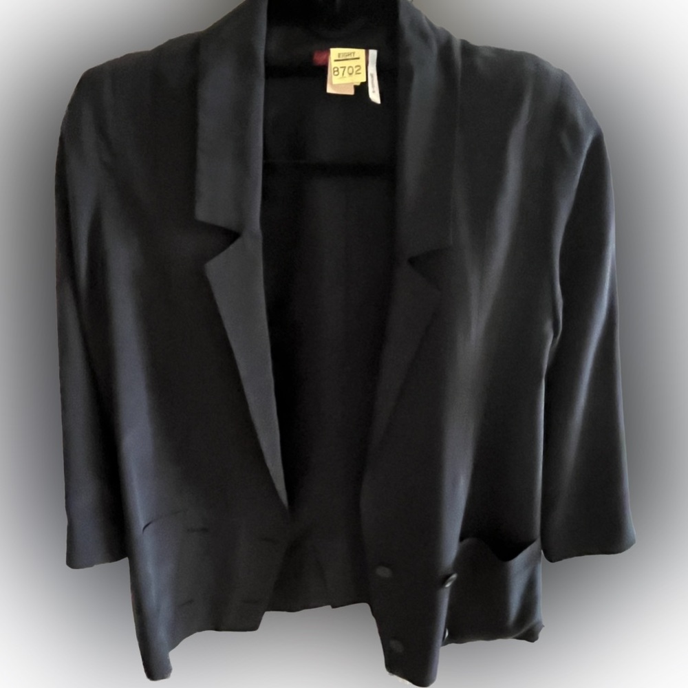 100% Silk double breasted Blazer